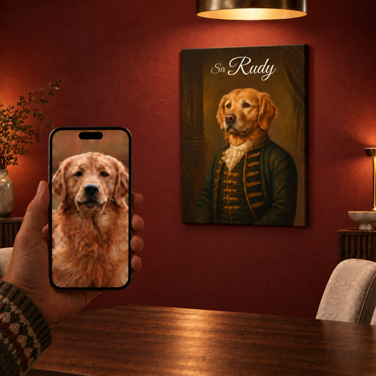 Royal Portrait Style - Custom Pet Canvas