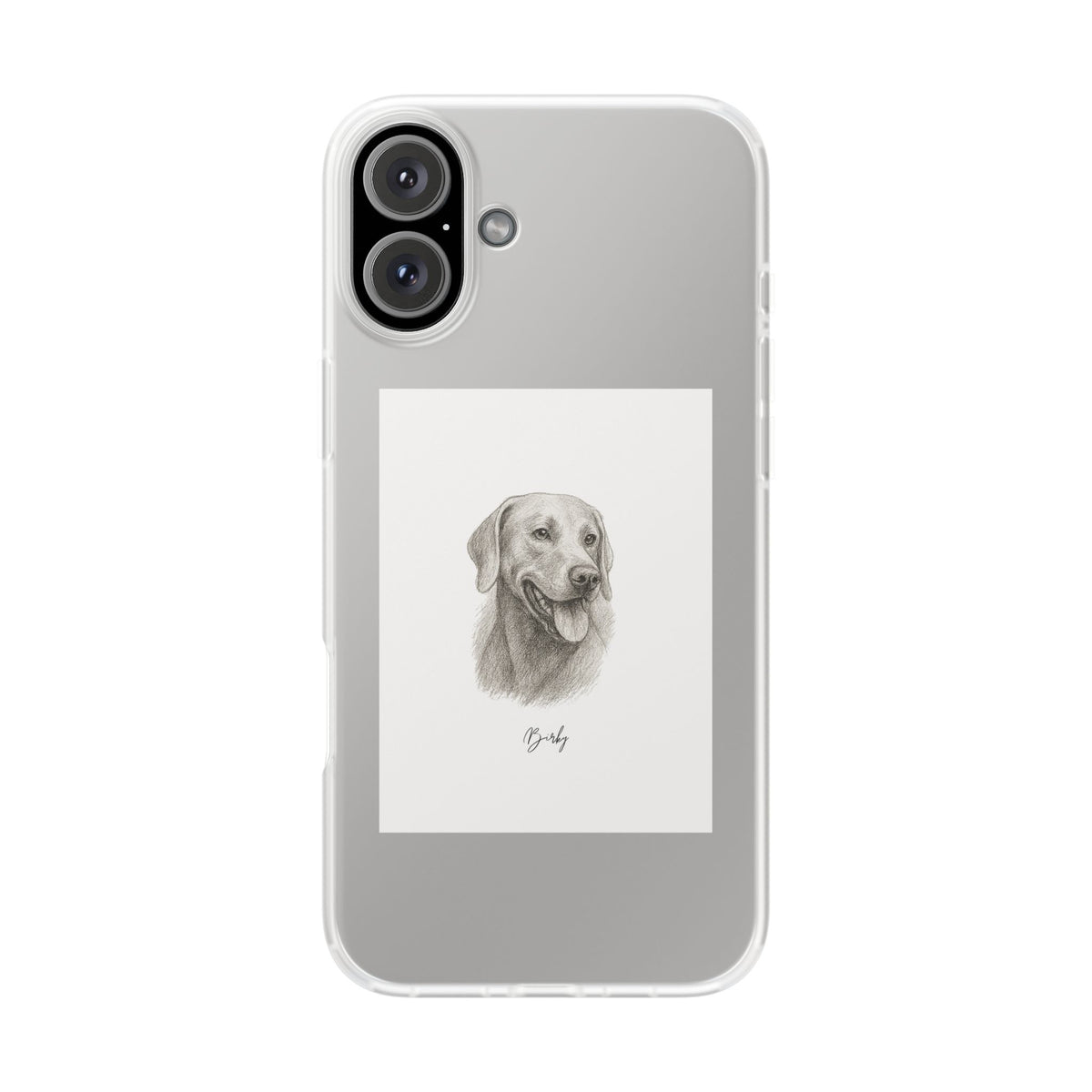 Hand Drawing Style - Custom Pet Phone Case