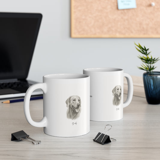 Hand Drawing Style - Custom Pet Mug