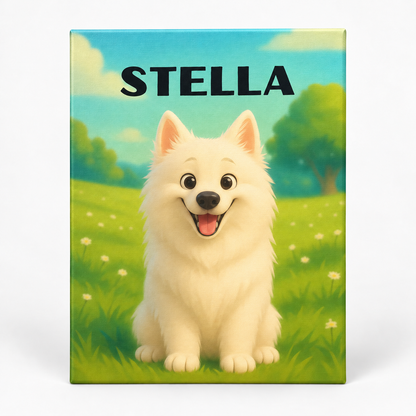 Pixar Cartoon Style - Custom Pet Canvas