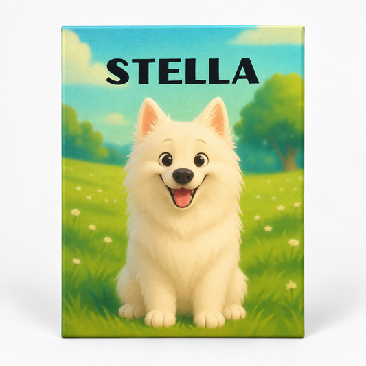 Pixar Cartoon Style - Custom Pet Canvas