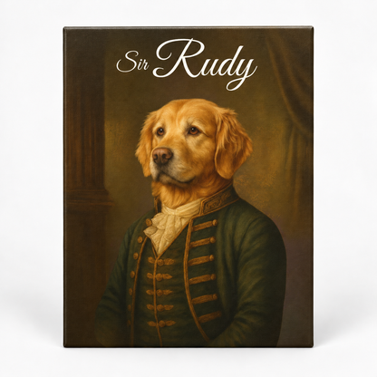 Royal Portrait Style - Custom Pet Canvas