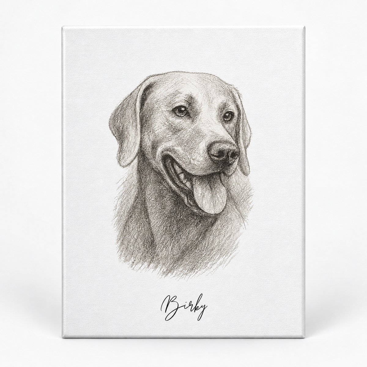 Hand Drawing Style - Custom Pet Canvas