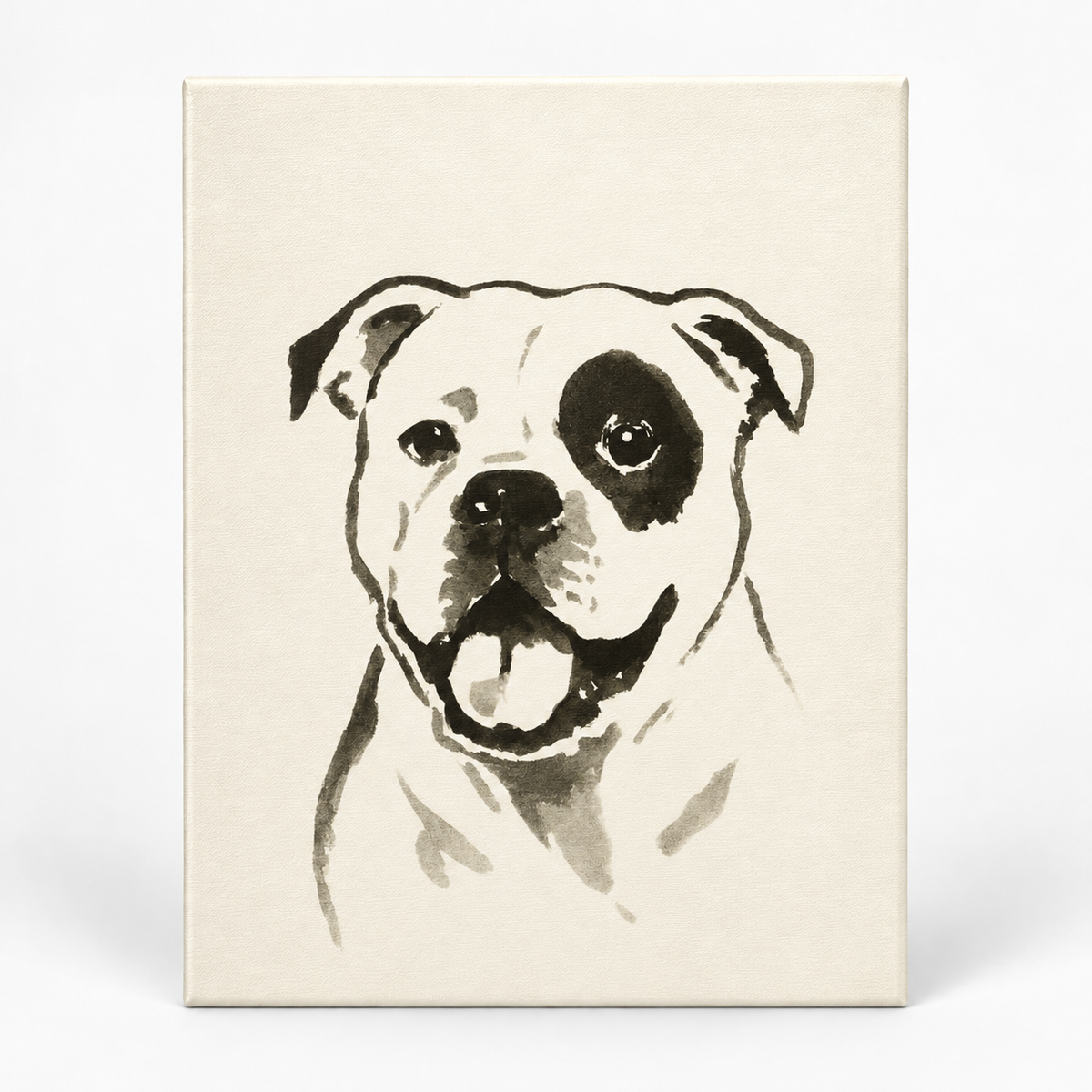 Japanese Sumi-e Style - Custom Pet Canvas