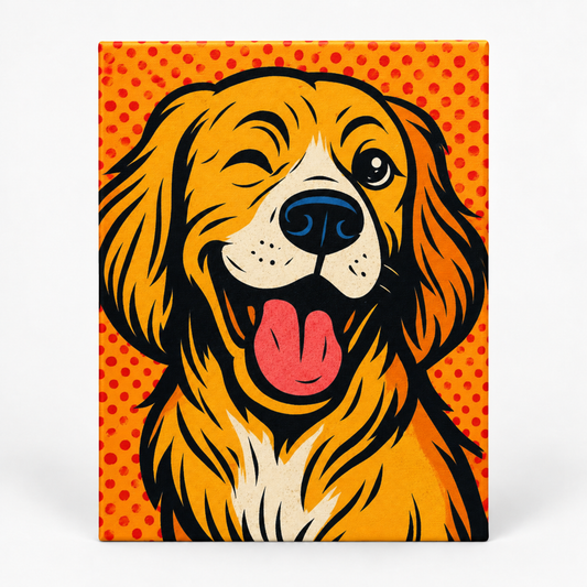 Comic Book Style - Custom Pet Canvas