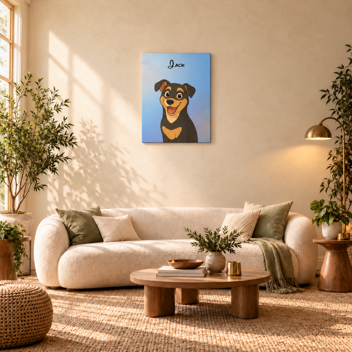 Disney Cartoon Style - Custom Pet Canvas