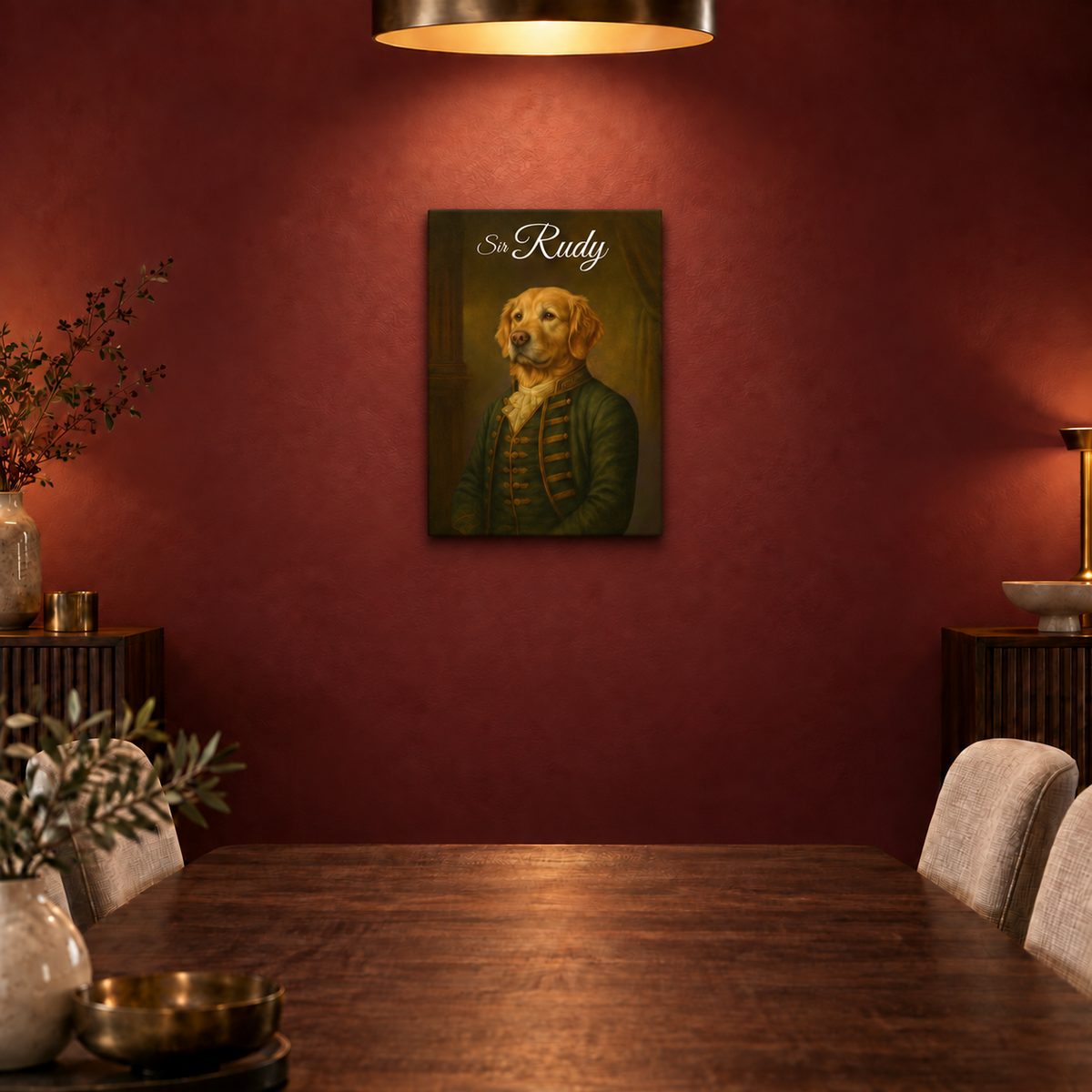 Royal Portrait Style - Custom Pet Canvas