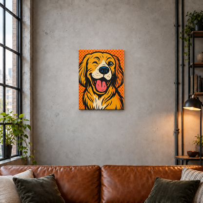 Comic Book Style - Custom Pet Canvas